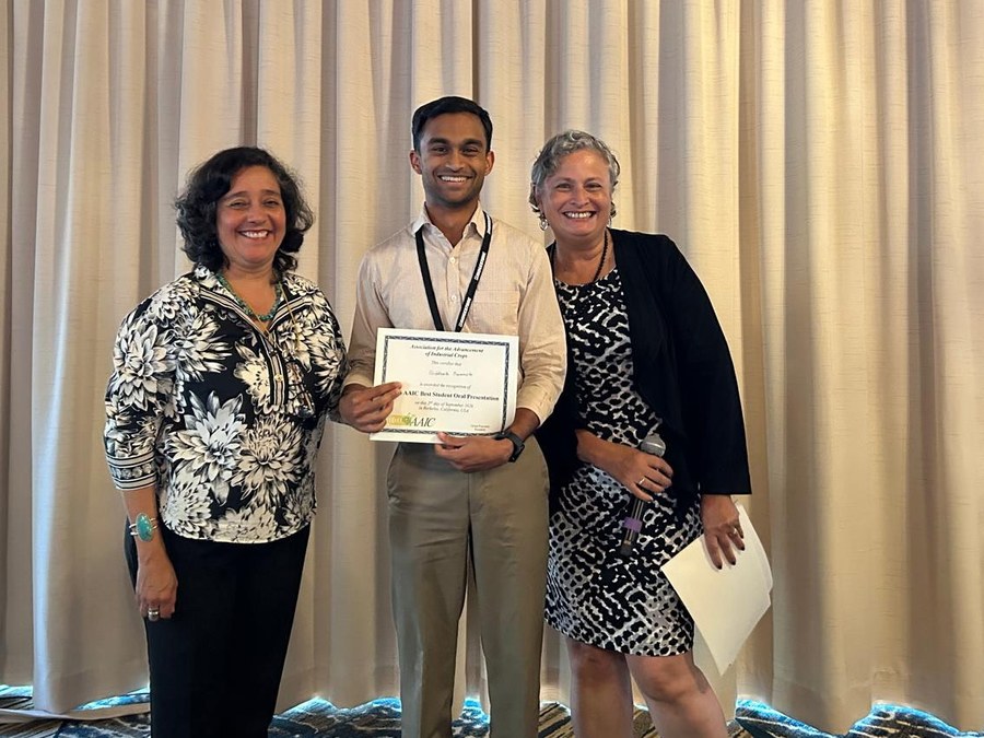 Siddharth Premnath, AAIC best student presentation